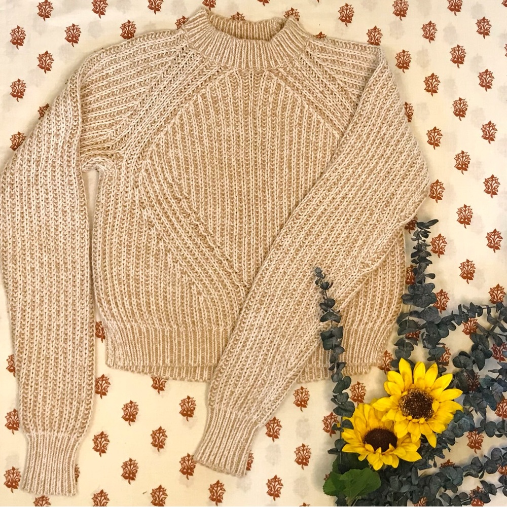 LA Hearts Pacsun mockneck chunky sweater